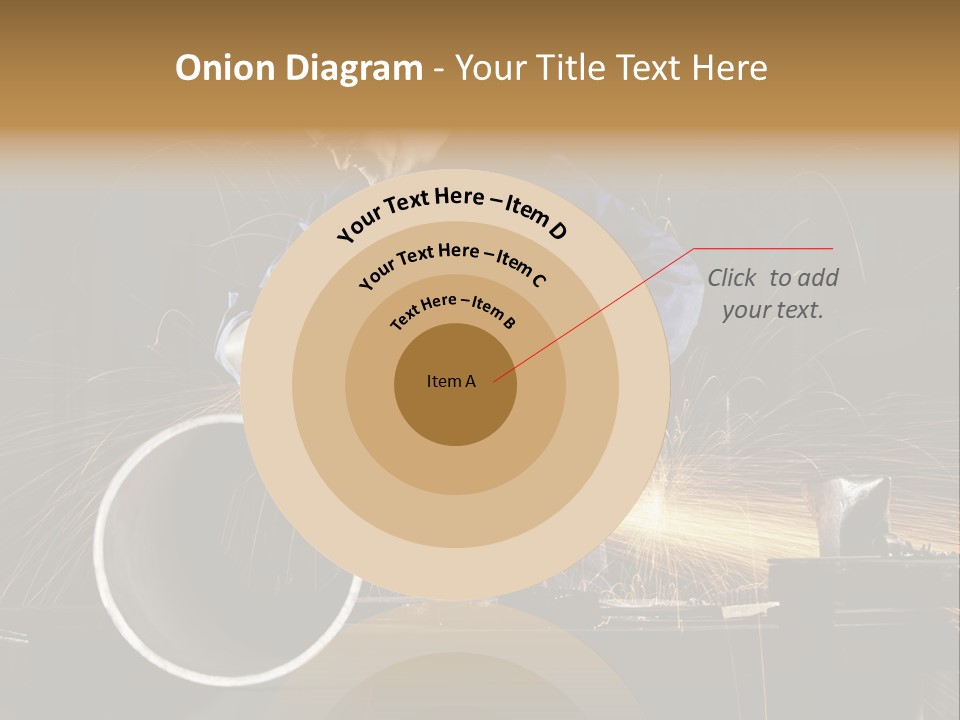 Metalworker Labor Tube PowerPoint Template