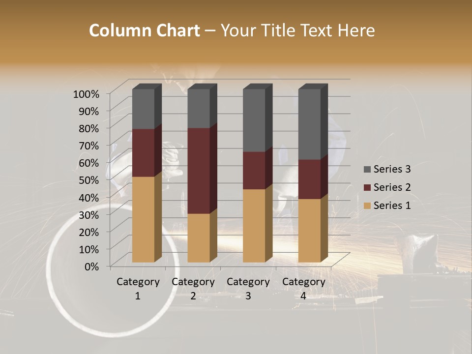 Metalworker Labor Tube PowerPoint Template