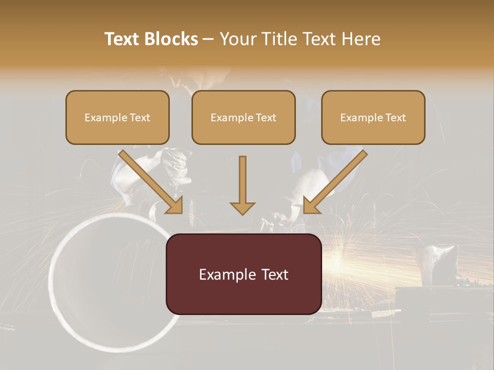 Metalworker Labor Tube PowerPoint Template