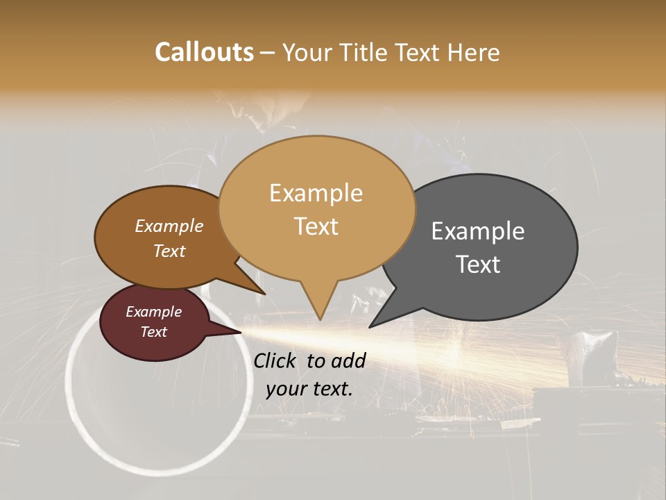 Metalworker Labor Tube PowerPoint Template
