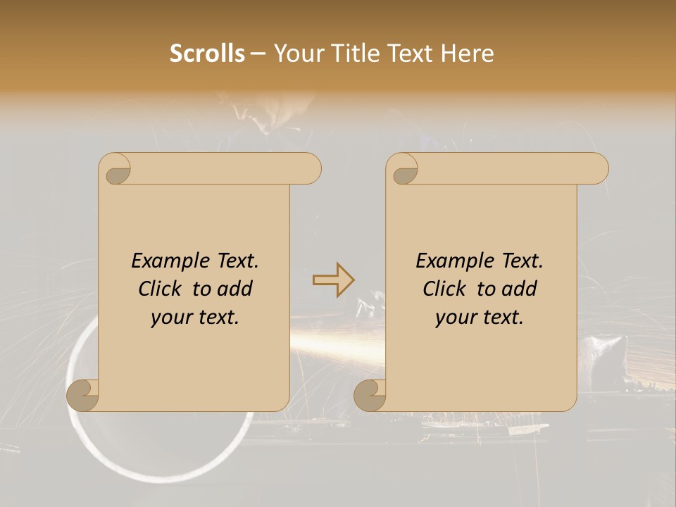 Metalworker Labor Tube PowerPoint Template
