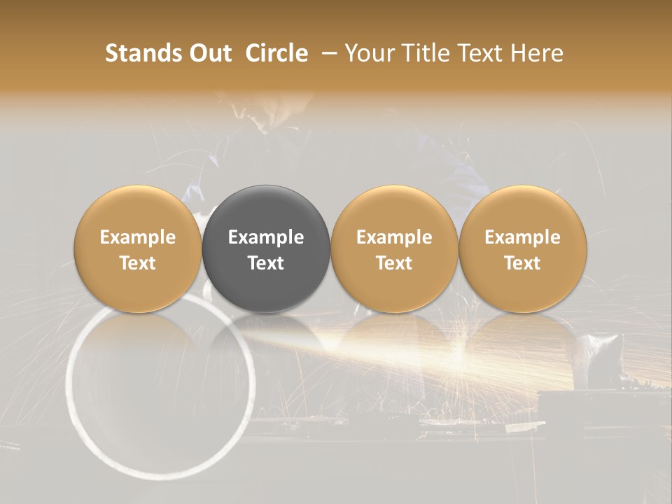 Metalworker Labor Tube PowerPoint Template