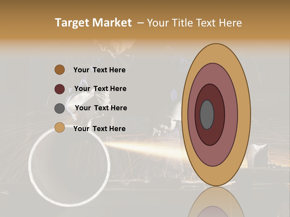 Metalworker Labor Tube PowerPoint Template