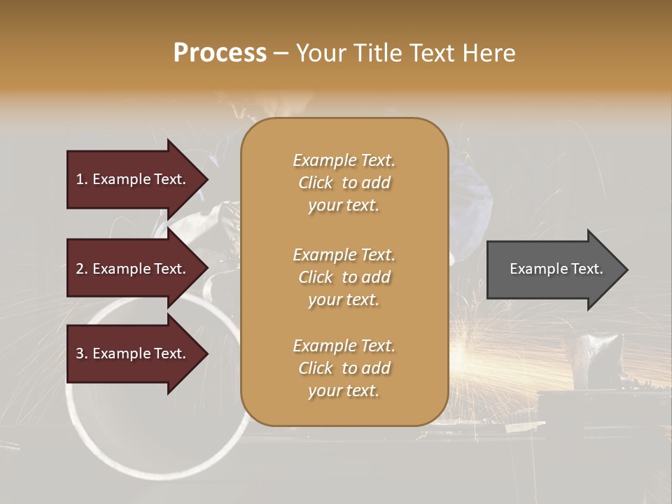 Metalworker Labor Tube PowerPoint Template