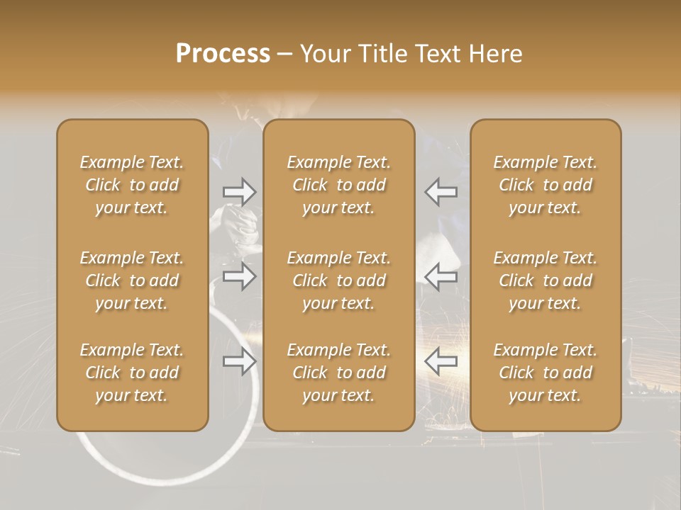 Metalworker Labor Tube PowerPoint Template