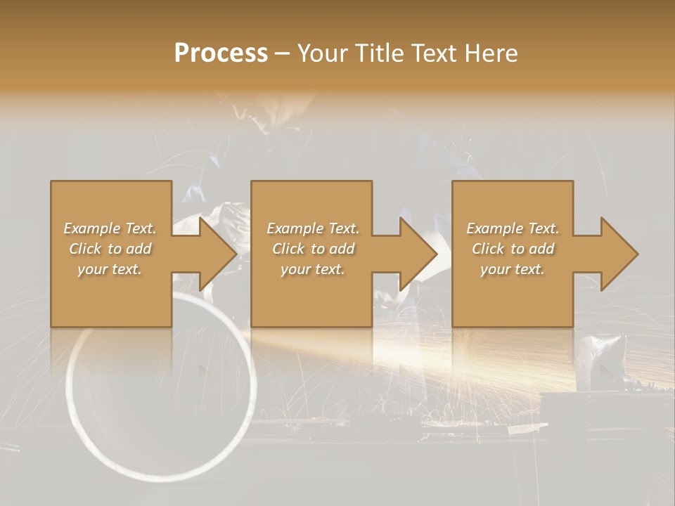 Metalworker Labor Tube PowerPoint Template
