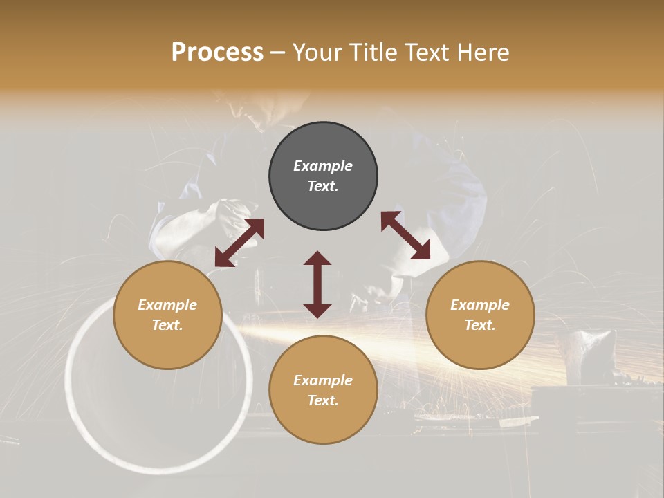Metalworker Labor Tube PowerPoint Template