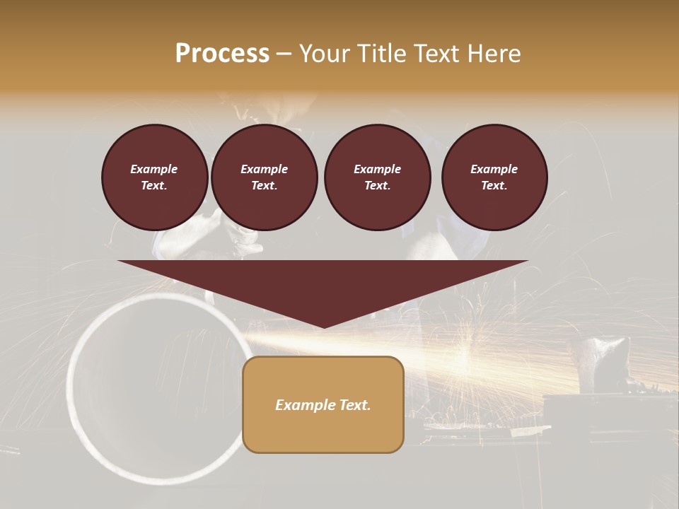 Metalworker Labor Tube PowerPoint Template