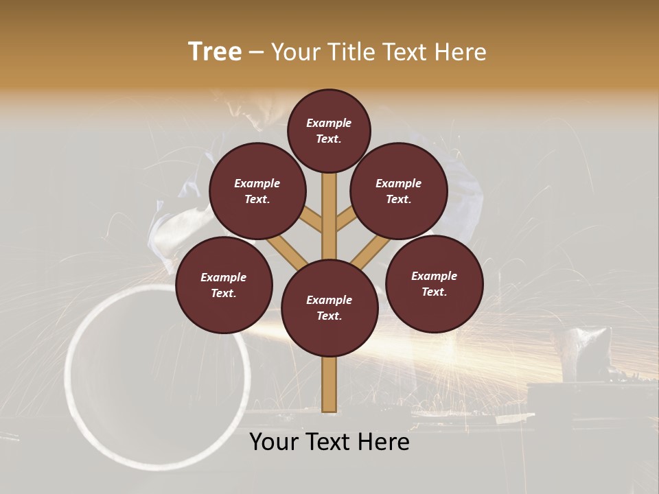 Metalworker Labor Tube PowerPoint Template