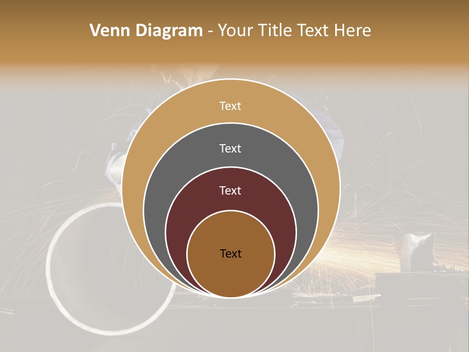 Metalworker Labor Tube PowerPoint Template