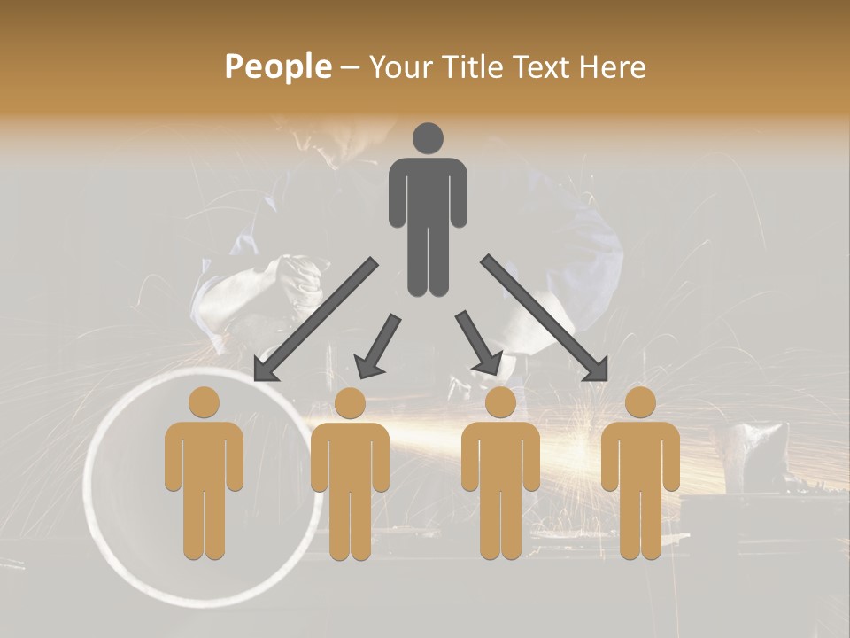 Metalworker Labor Tube PowerPoint Template