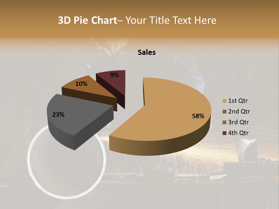 Metalworker Labor Tube PowerPoint Template