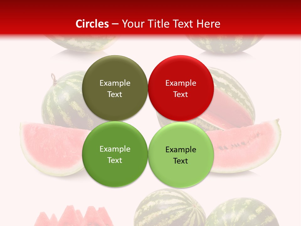 Melon Food Slice PowerPoint Template