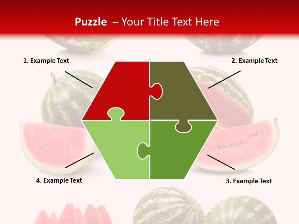 Melon Food Slice PowerPoint Template