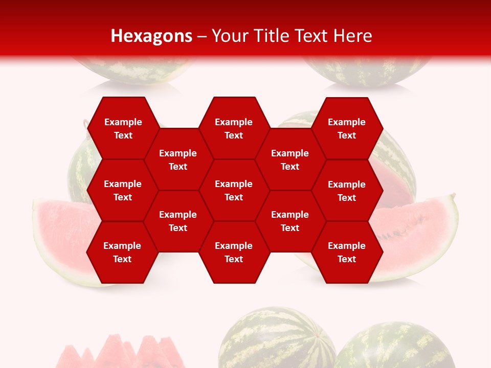 Melon Food Slice PowerPoint Template