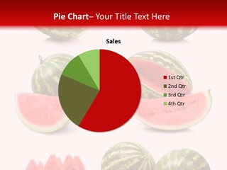 Melon Food Slice PowerPoint Template