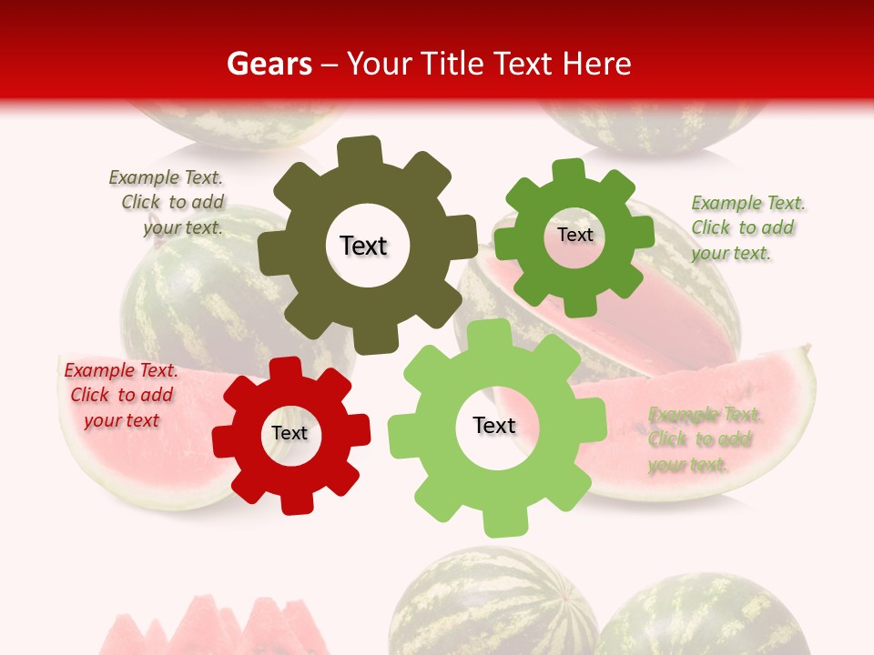 Melon Food Slice PowerPoint Template
