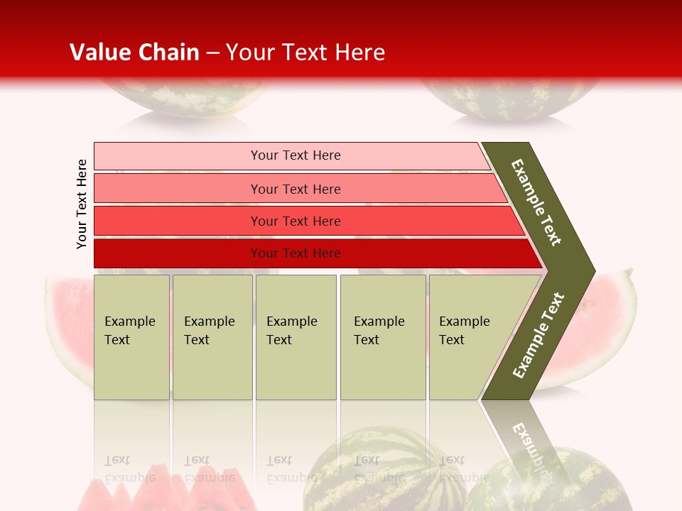 Melon Food Slice PowerPoint Template