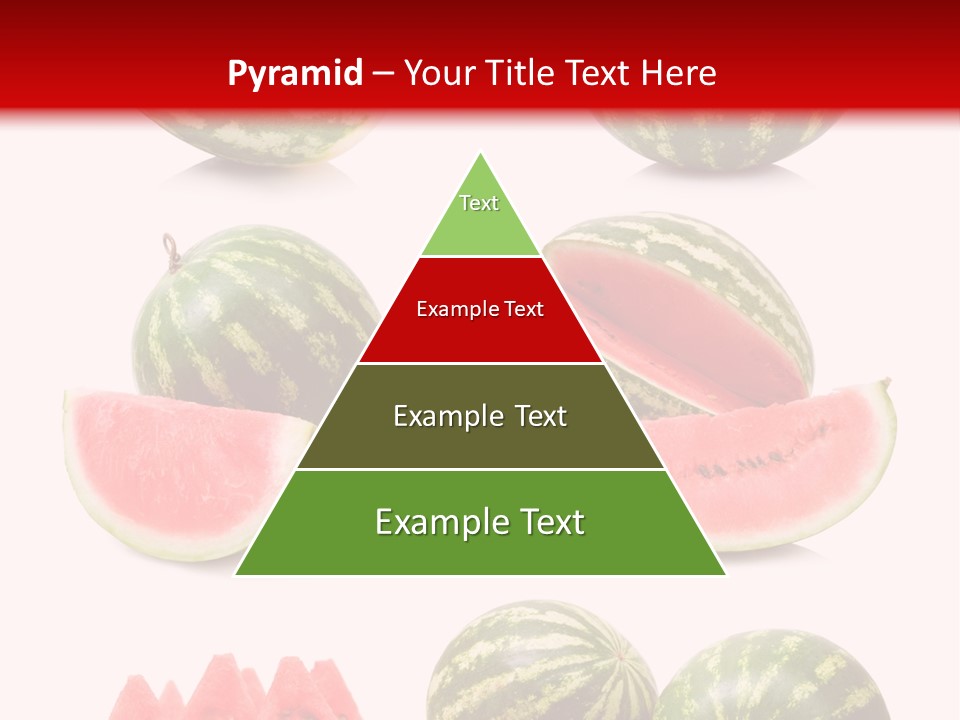 Melon Food Slice PowerPoint Template