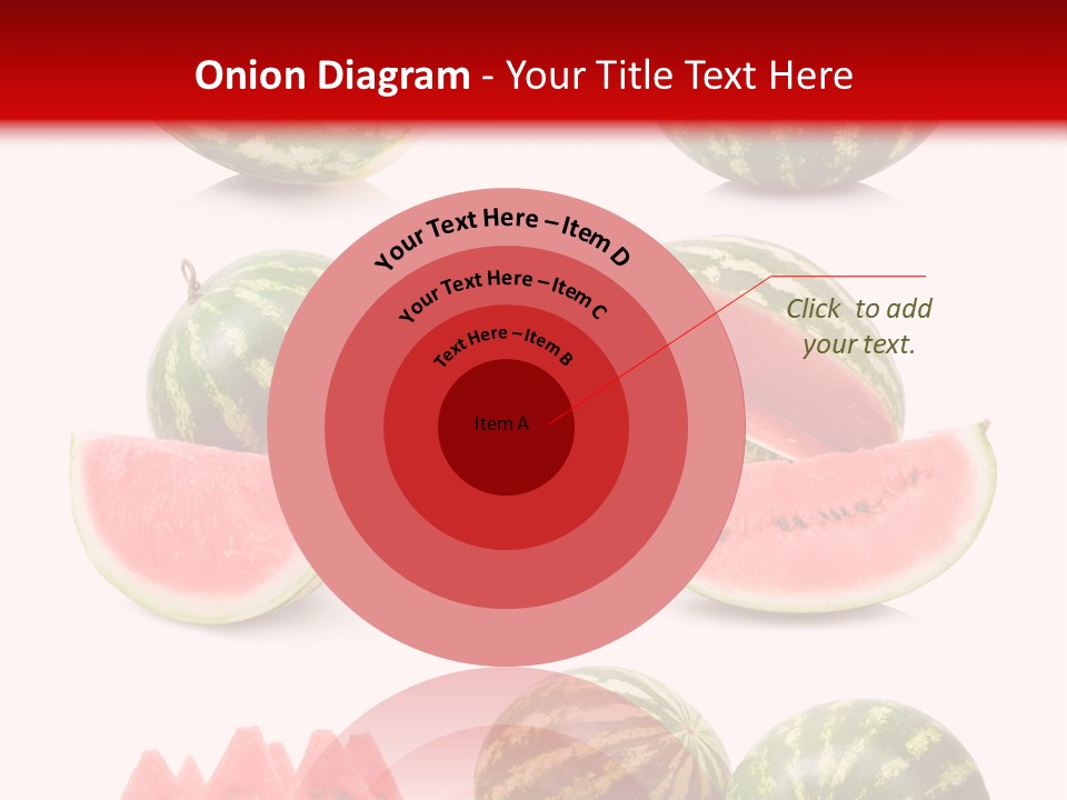 Melon Food Slice PowerPoint Template