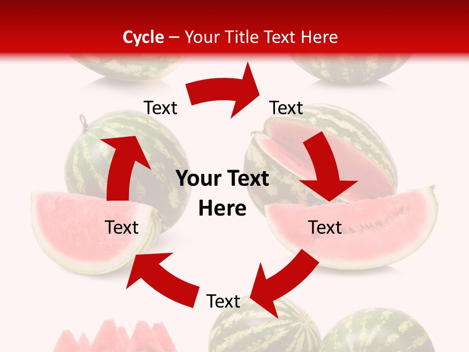 Melon Food Slice PowerPoint Template