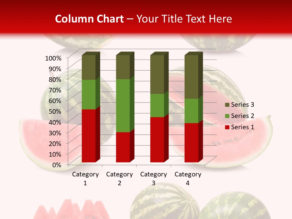 Melon Food Slice PowerPoint Template