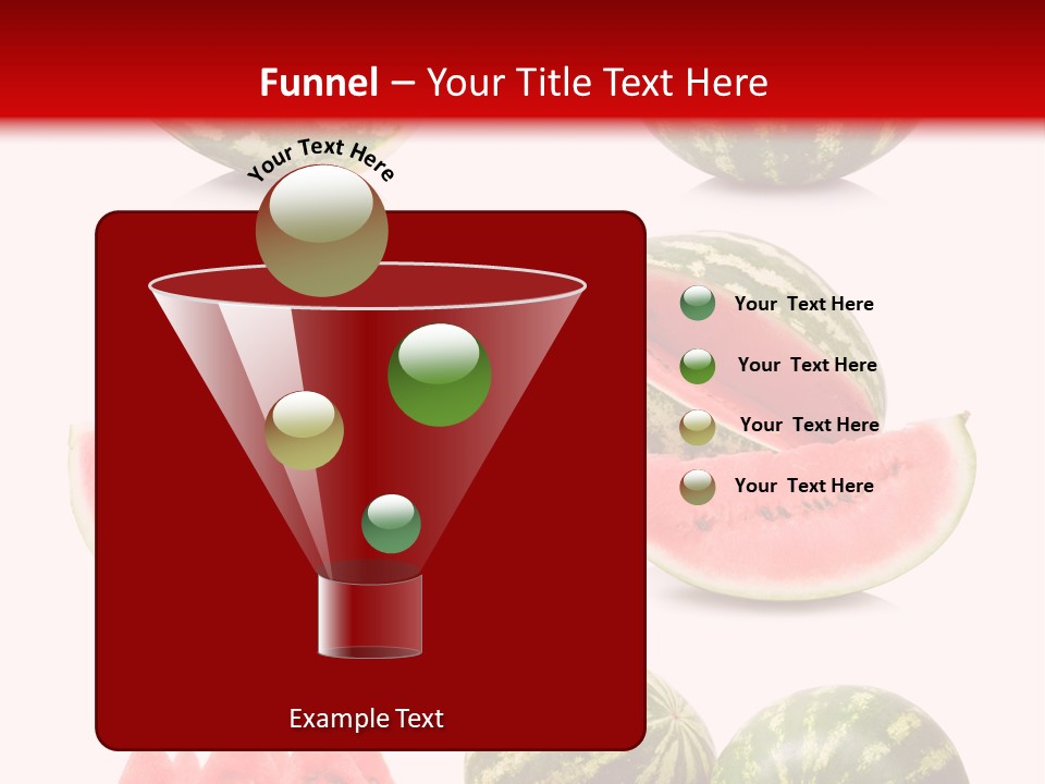 Melon Food Slice PowerPoint Template