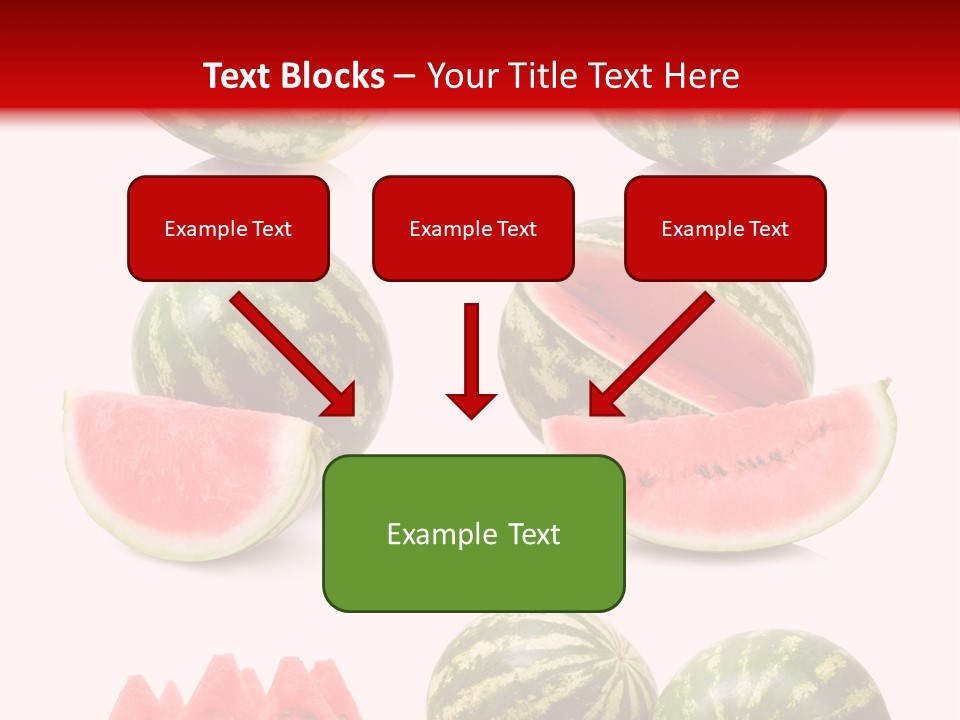 Melon Food Slice PowerPoint Template