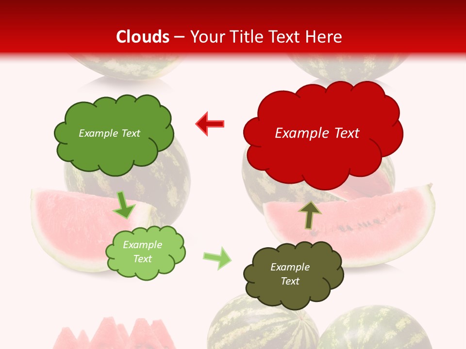 Melon Food Slice PowerPoint Template