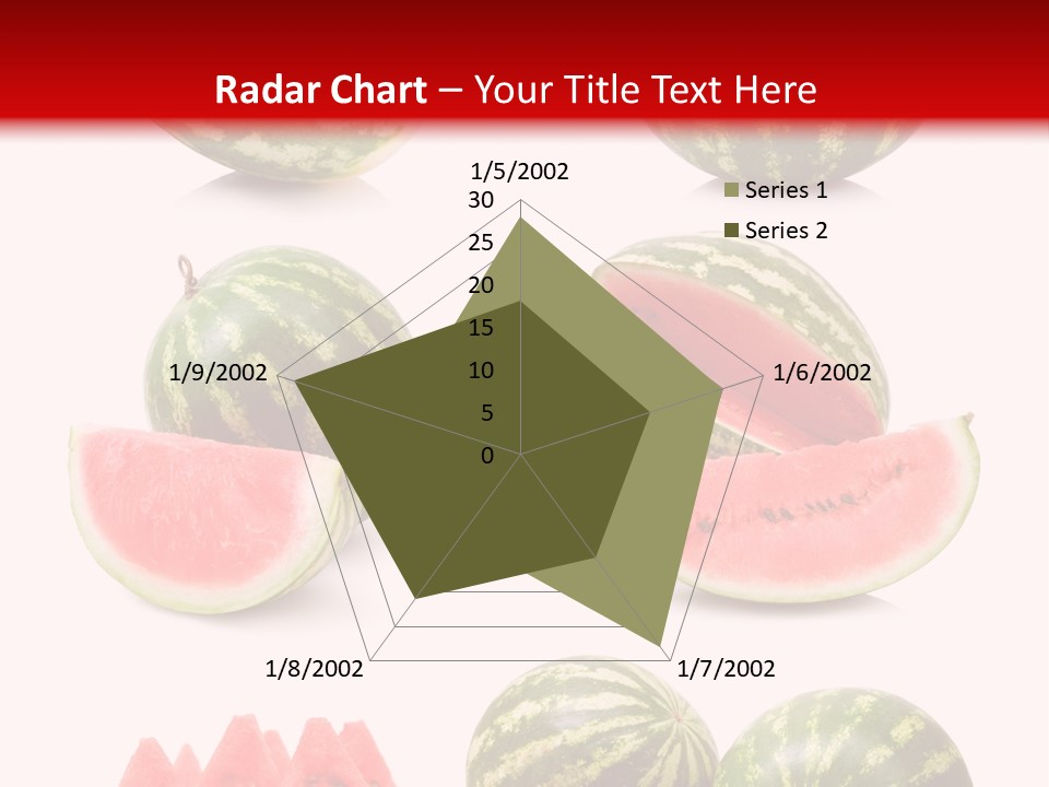 Melon Food Slice PowerPoint Template