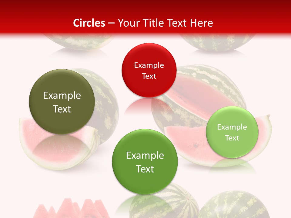 Melon Food Slice PowerPoint Template