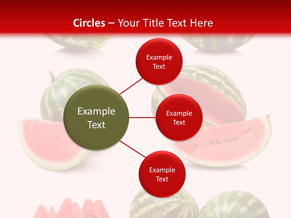 Melon Food Slice PowerPoint Template