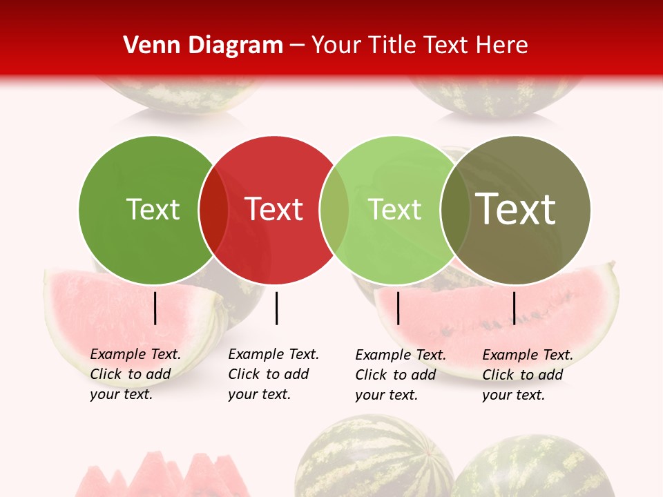Melon Food Slice PowerPoint Template
