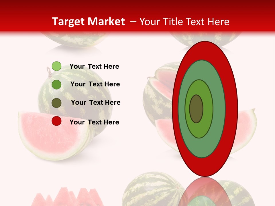 Melon Food Slice PowerPoint Template