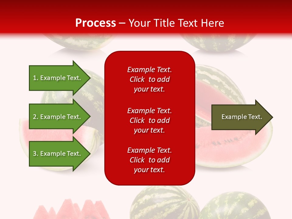 Melon Food Slice PowerPoint Template