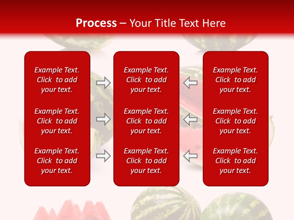 Melon Food Slice PowerPoint Template