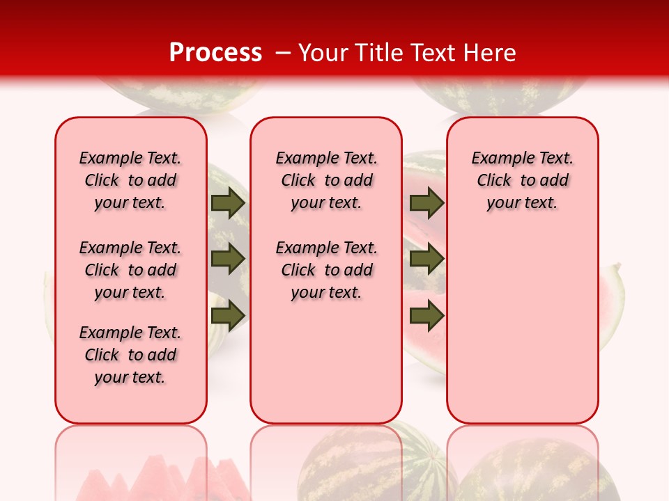 Melon Food Slice PowerPoint Template
