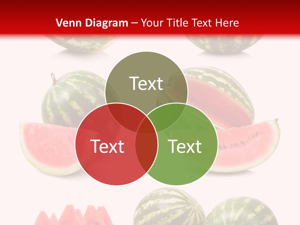 Melon Food Slice PowerPoint Template