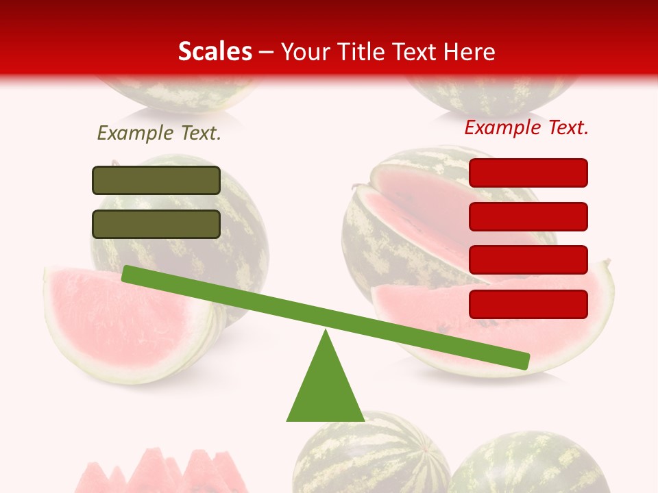 Melon Food Slice PowerPoint Template