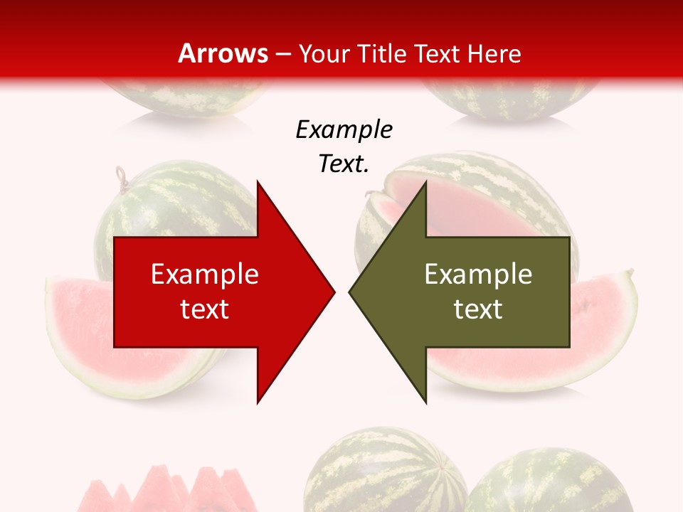 Melon Food Slice PowerPoint Template