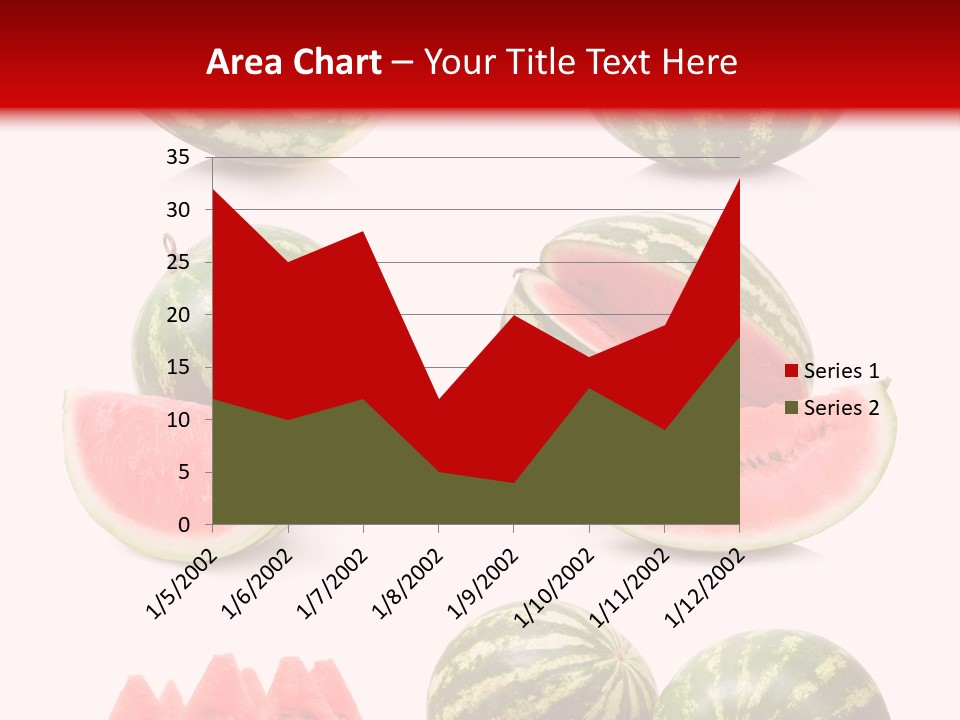 Melon Food Slice PowerPoint Template