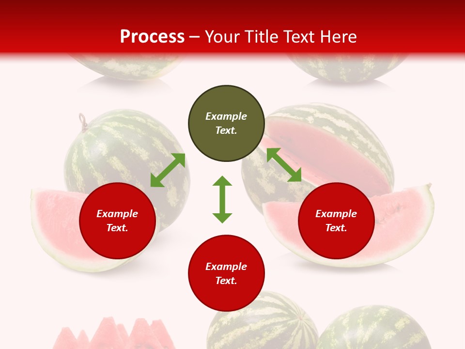 Melon Food Slice PowerPoint Template