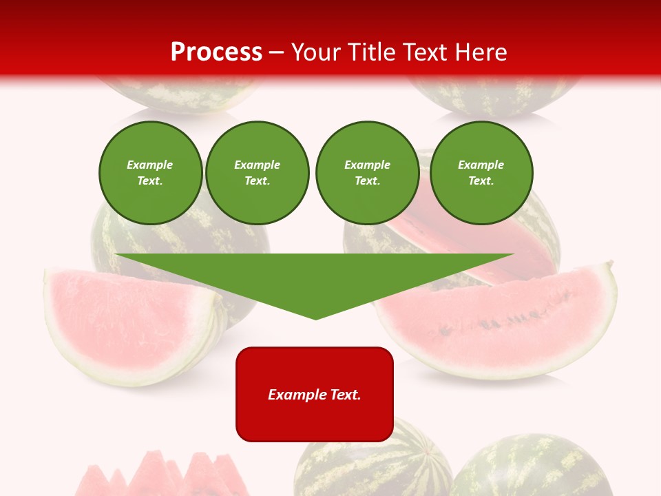 Melon Food Slice PowerPoint Template