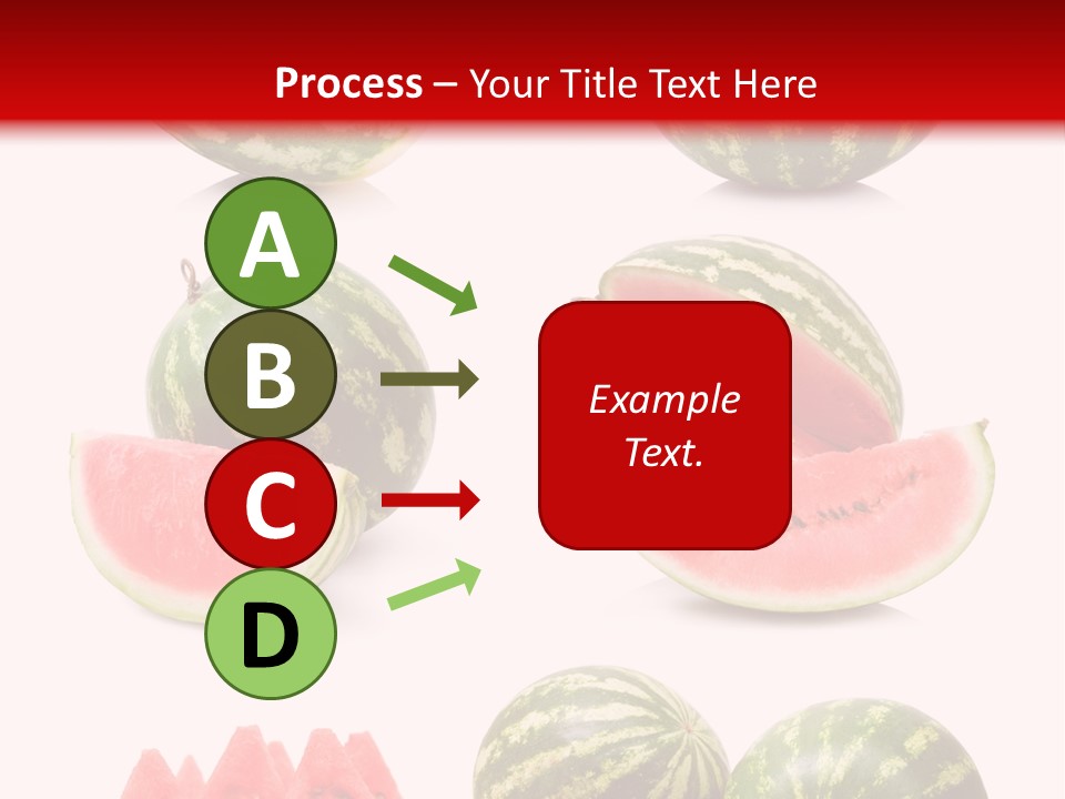 Melon Food Slice PowerPoint Template