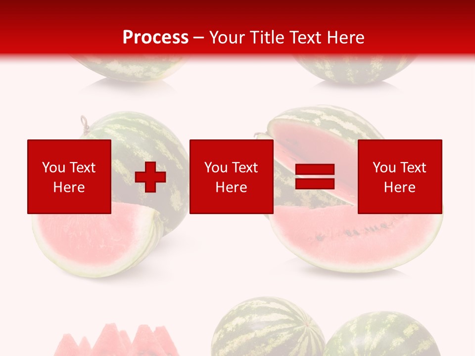 Melon Food Slice PowerPoint Template