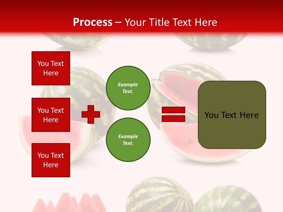 Melon Food Slice PowerPoint Template