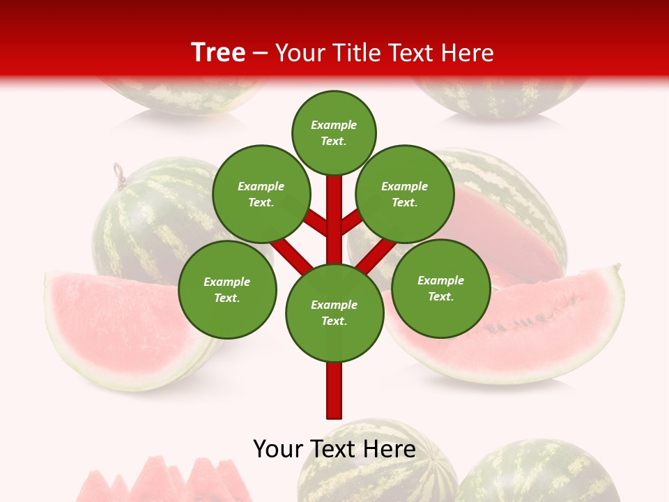 Melon Food Slice PowerPoint Template