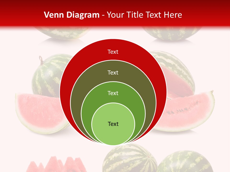 Melon Food Slice PowerPoint Template