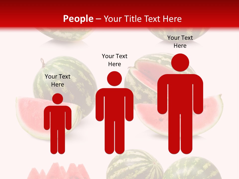 Melon Food Slice PowerPoint Template