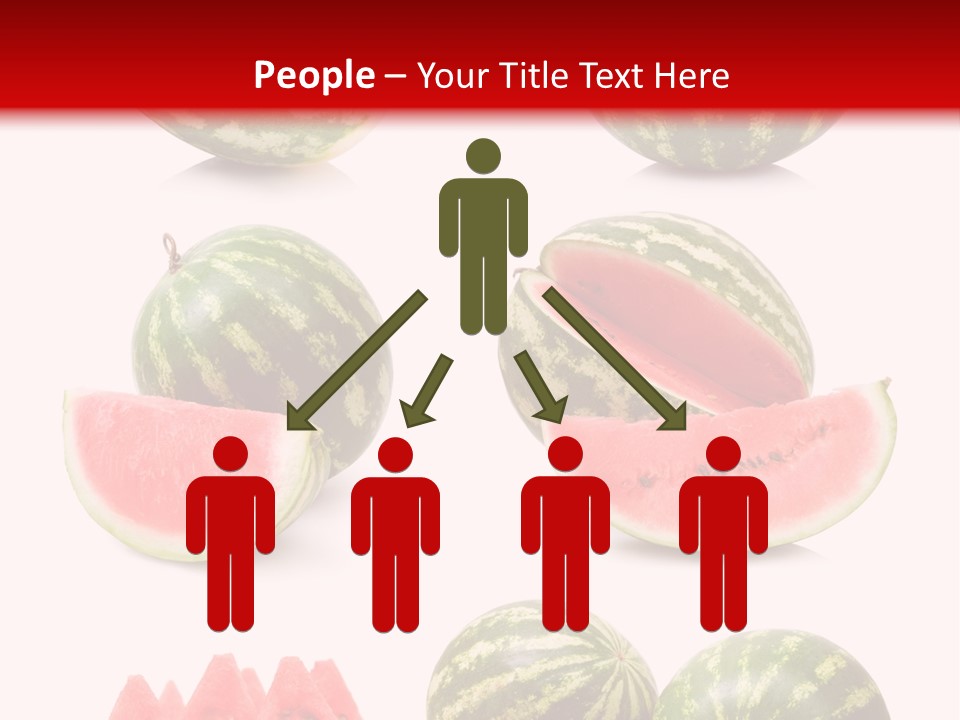 Melon Food Slice PowerPoint Template